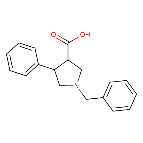 3-Pyrrolidinecarboxylicacid, 4-phenyl-1-(phenylmethyl)-