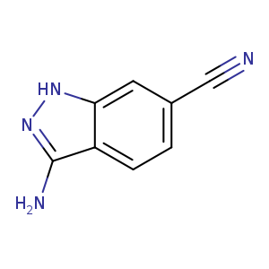 1H-Indazole-6-carbonitrile,  3-amino-