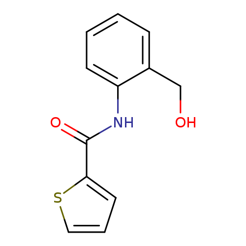 N-[2-(hydroxymethyl)phenyl]thiophene-2-carboxamide