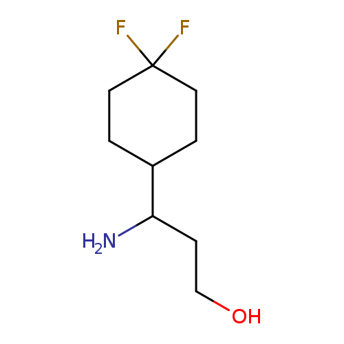 3-amino-3-(4,4-difluorocyclohexyl)propan-1-ol