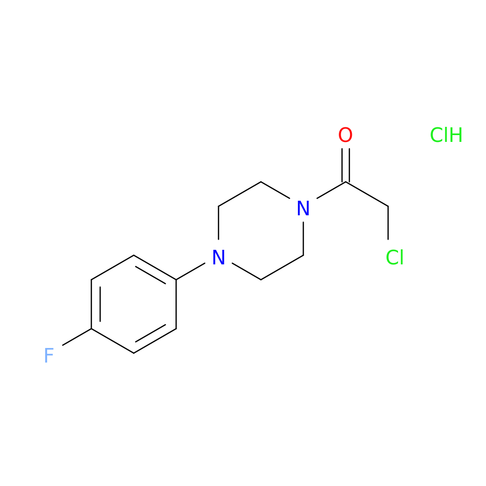 2-chloro-1-[4-(4-fluorophenyl)piperazin-1-yl]ethan-1-one hydrochloride