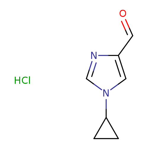 1-Cyclopropyl-1H-imidazole-4-carbaldehyde hydrochloride