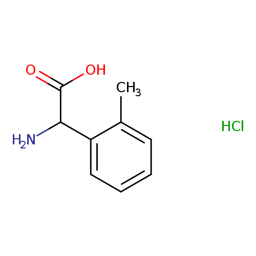 Benzeneacetic acid, a-amino-2-methyl-, hydrochloride