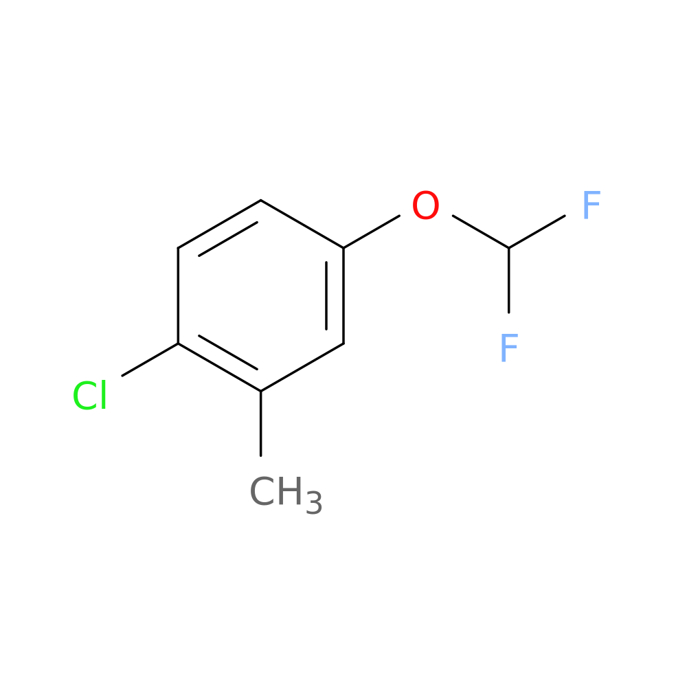 1-chloro-4-(difluoromethoxy)-2-methylbenzene