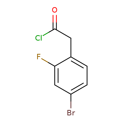 2-(4-bromo-2-fluorophenyl)acetyl chloride