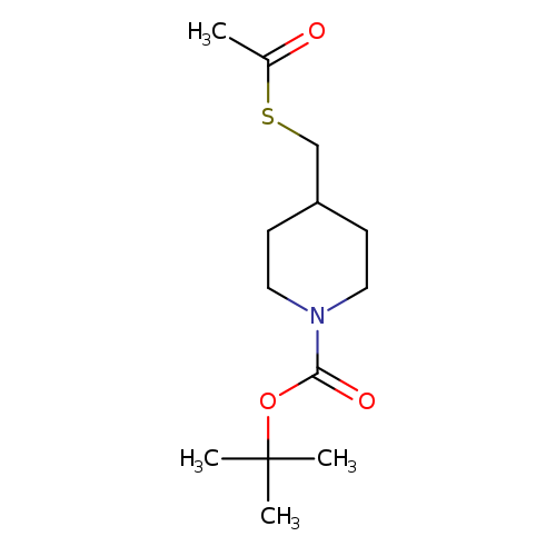 4-AcetylsulfanylMethyl-piperidine-1-carboxylic acid tert-butyl ester