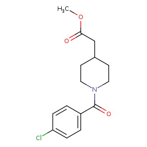 Methyl [1-(4-chlorobenzoyl)piperidin-4-yl]acetate
