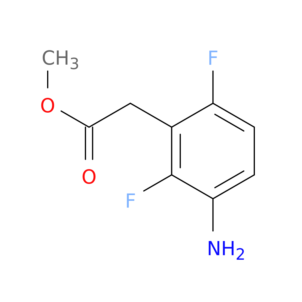 Benzeneacetic acid, 3-amino-2,6-difluoro-, methyl ester