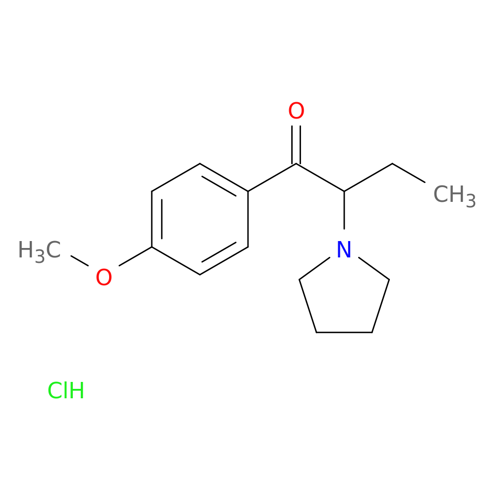 1-(4-methoxyphenyl)-2-(pyrrolidin-1-yl)butan-1-one,monohydrochloride