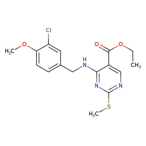 (5-PyriMidinecarboxylicacid, 4-[[(3-chloro-4-Methoxyphenyl)Methyl]aMino]-2-(Methylthio)-,ethyl ester)