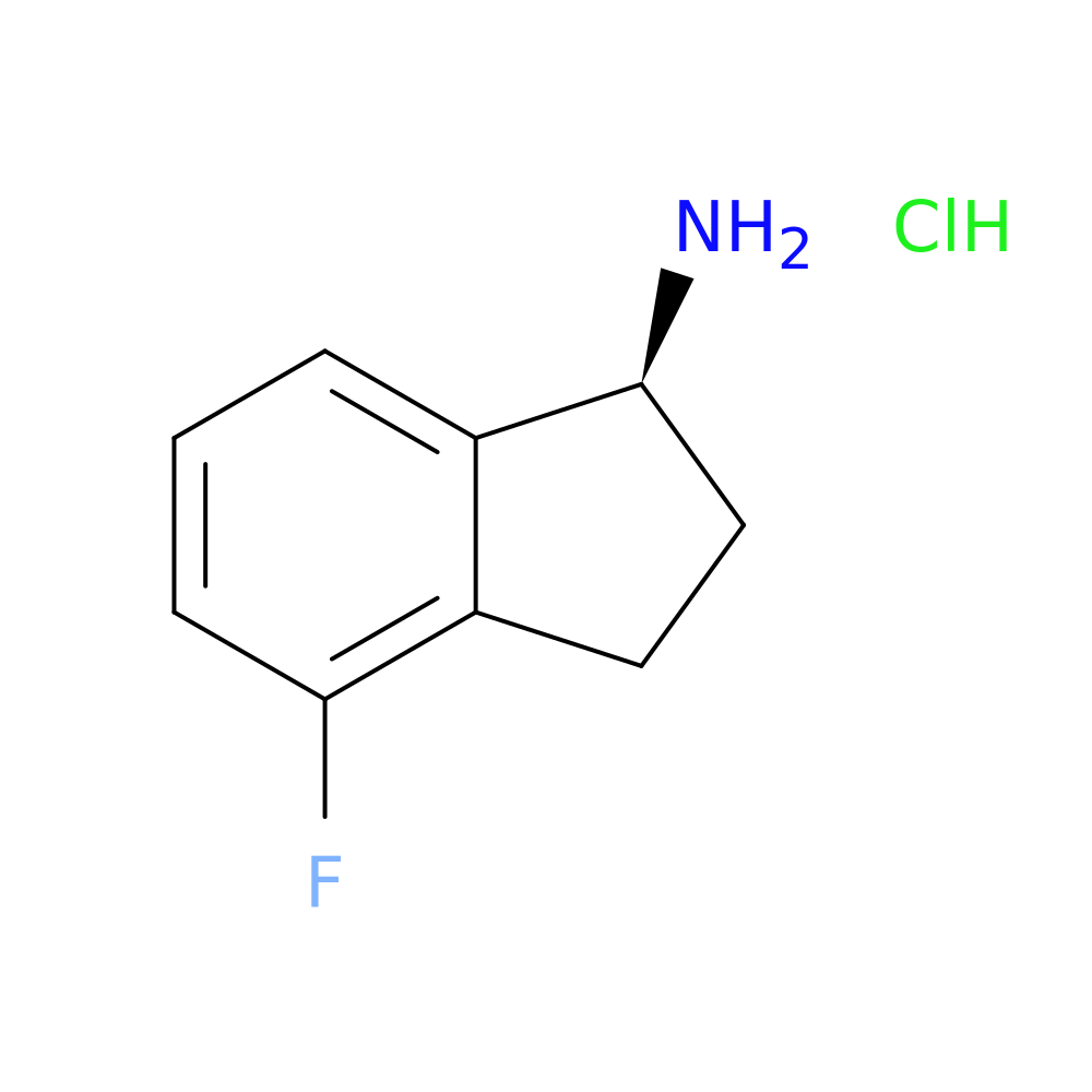 (S)-4-Fluoro-2,3-dihydro-1H-inden-1-amine hydrochloride