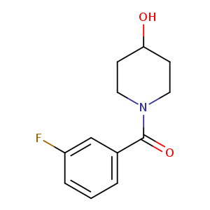 4-Piperidinol, 1-(3-fluorobenzoyl)-