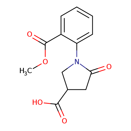 1-[2-(Methoxycarbonyl)phenyl]-5-oxopyrrolidine-3-carboxylic acid