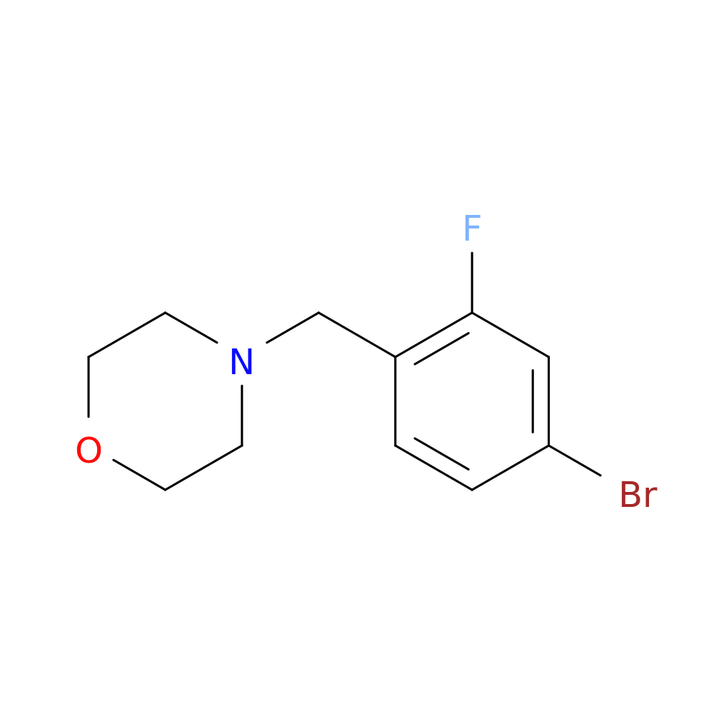 4-(4-Bromo-2-fluorobenzyl)morpholine