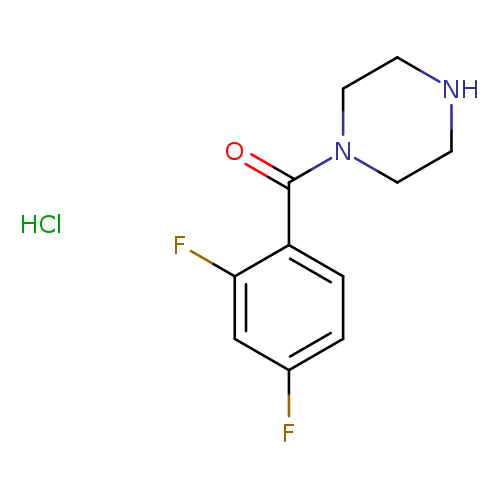 1-(2,4-difluorobenzoyl)piperazine hydrochloride