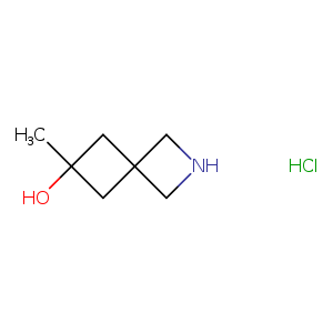 2-Azaspiro[3.3]heptan-6-ol, 6-methyl-, hydrochloride (1:1)