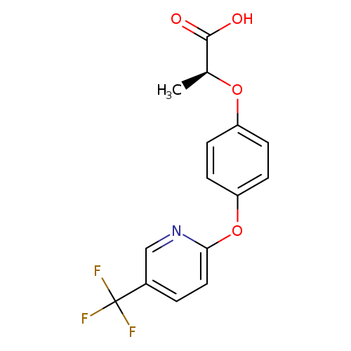 (2S)-2-(4-{[5-(trifluoromethyl)pyridin-2-yl]oxy}phenoxy)propanoic acid