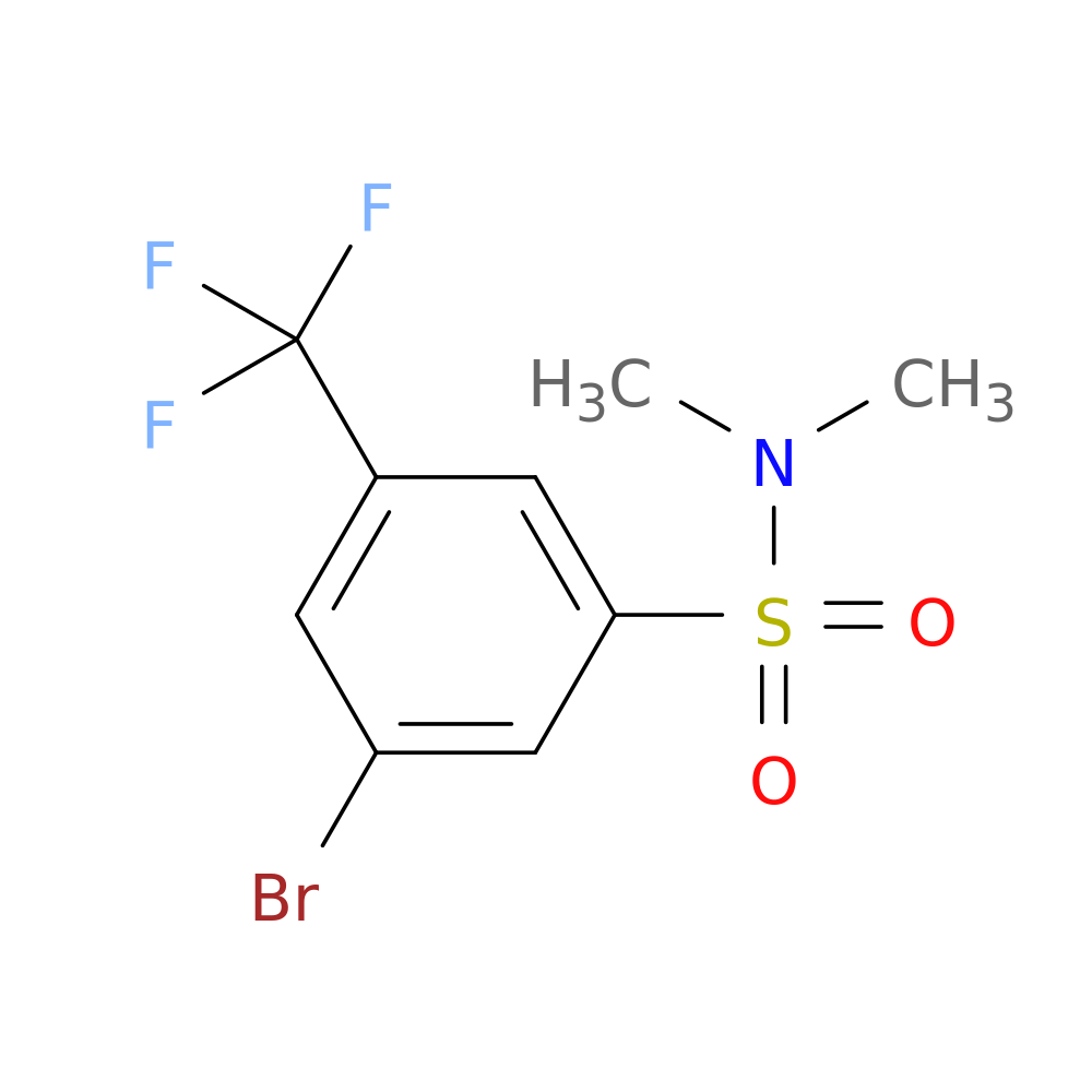 N,N-Dimethyl 3-bromo-5-trifluoromethylbenzenesulfonamide