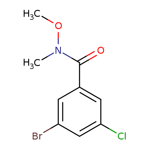 3-Bromo-5-chloro-N-methoxy-N-methylbenzamide