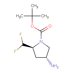 (2S,4R)-4-Amino-2-difluoromethyl-pyrrolidine-1-carboxylic acid tert-butyl ester