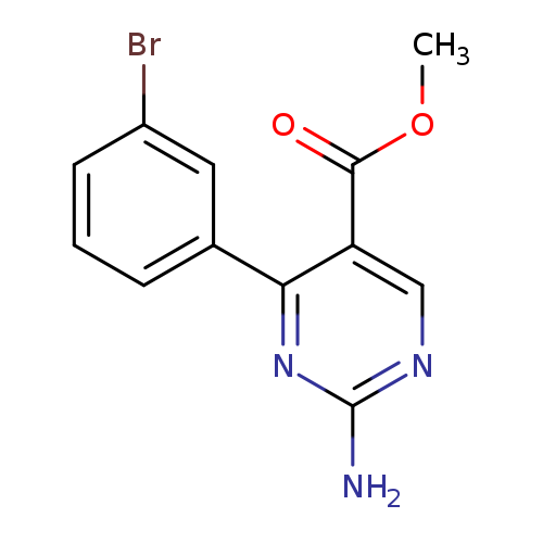 Methyl 2-amino-4-(3-bromophenyl)pyrimidine-5-carboxylate