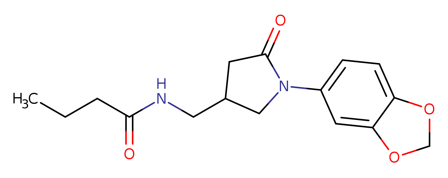 N-{[1-(2H-1,3-benzodioxol-5-yl)-5-oxopyrrolidin-3-yl]methyl}butanamide