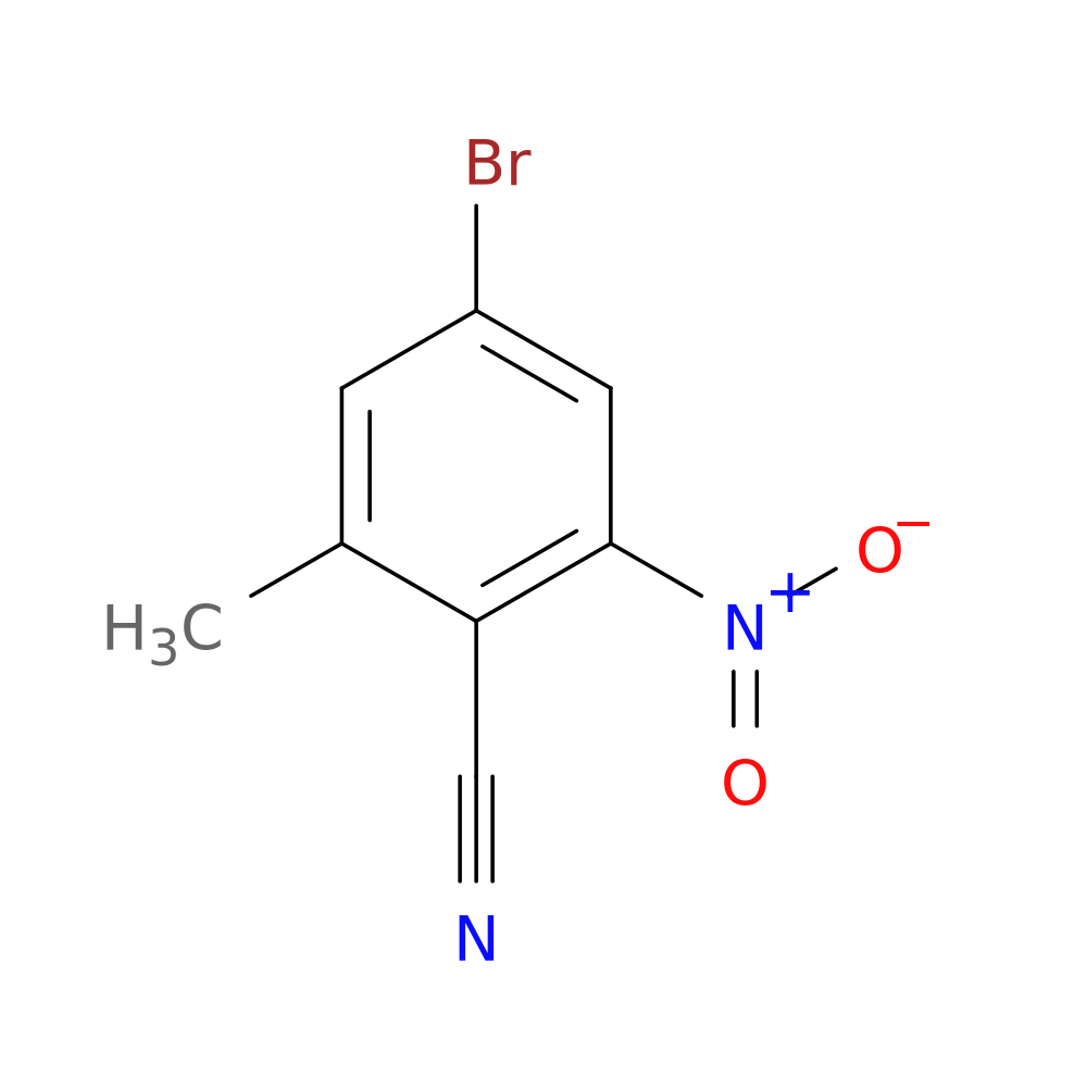 4-Bromo-2-methyl-6-nitrobenzonitrile