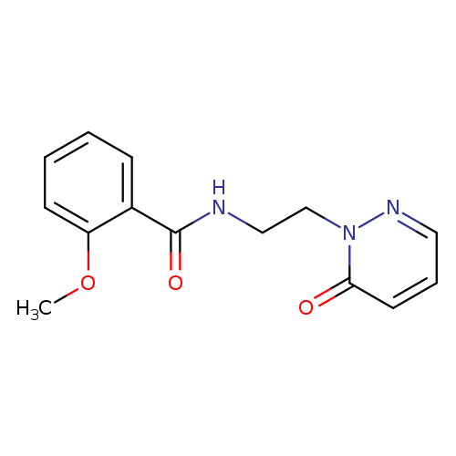 2-methoxy-N-[2-(6-oxo-1,6-dihydropyridazin-1-yl)ethyl]benzamide
