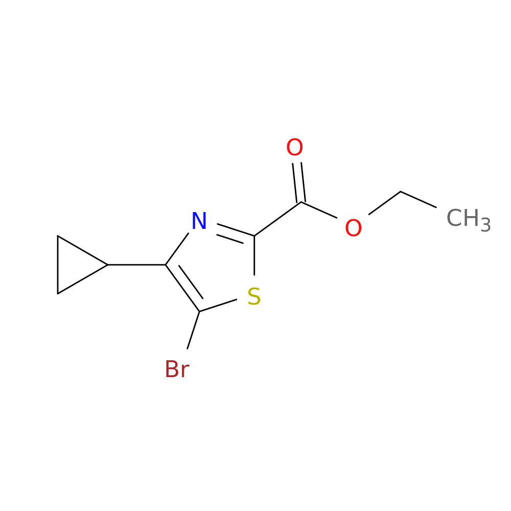 ethyl 5-bromo-4-cyclopropyl-1,3-thiazole-2-carboxylate