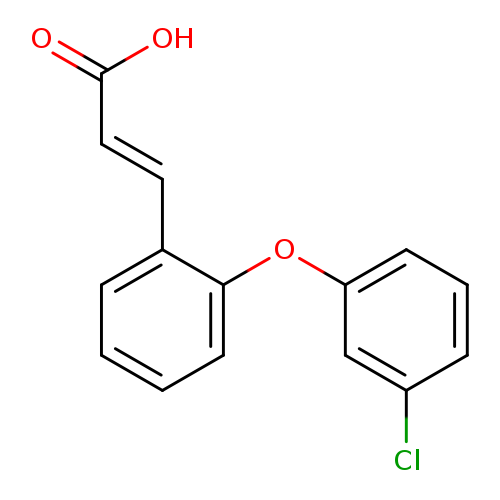 (2E)-3-[2-(3-chlorophenoxy)phenyl]prop-2-enoic acid