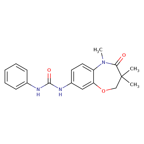 1-phenyl-3-(3,3,5-trimethyl-4-oxo-2,3,4,5-tetrahydro-1,5-benzoxazepin-8-yl)urea