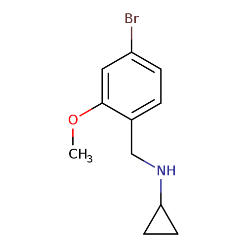 (4-Bromo-2-methoxy-benzyl)-cyclopropyl-amine