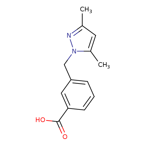 3-[(3,5-dimethyl-1H-pyrazol-1-yl)methyl]benzoic acid