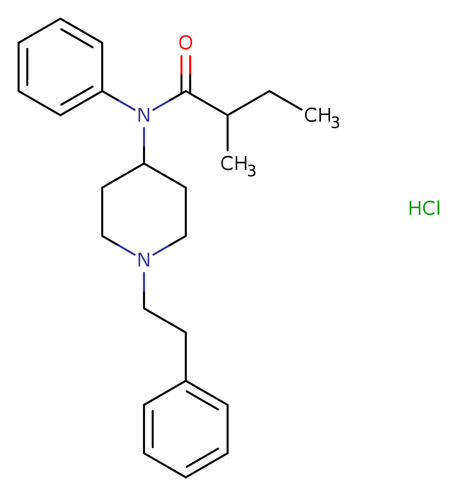 2-methyl-N-(1-phenethylpiperidin-4-yl)-N-phenylbutanamide