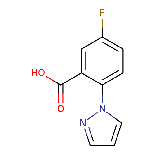 5-Fluoro-2-(1H-pyrazol-1-yl)benzoic acid