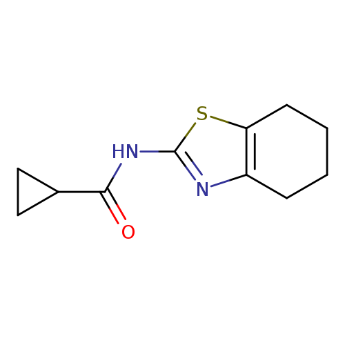 N-(4,5,6,7-tetrahydro-1,3-benzothiazol-2-yl)cyclopropanecarboxamide