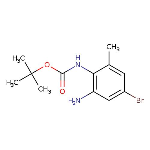 (2-Amino-4-bromo-6-methyl-phenyl)-carbamic acid tert-butyl ester