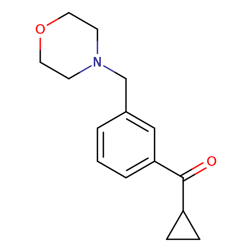 Cyclopropyl 3-(morpholinomethyl)phenyl ketone