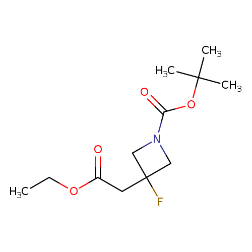 tert-Butyl 3-(2-ethoxy-2-oxoethyl)-3-fluoroazetidine-1-carboxylate
