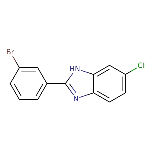 2-(3-bromophenyl)-6-chloro-1H-benzimidazole