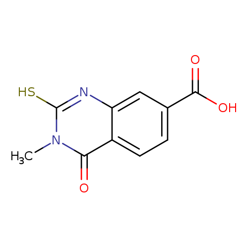 3-methyl-4-oxo-2-sulfanyl-3,4-dihydroquinazoline-7-carboxylic acid
