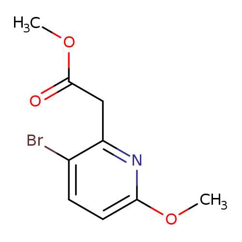 methyl2-(3-bromo-6-methoxypyridin-2-yl)acetate