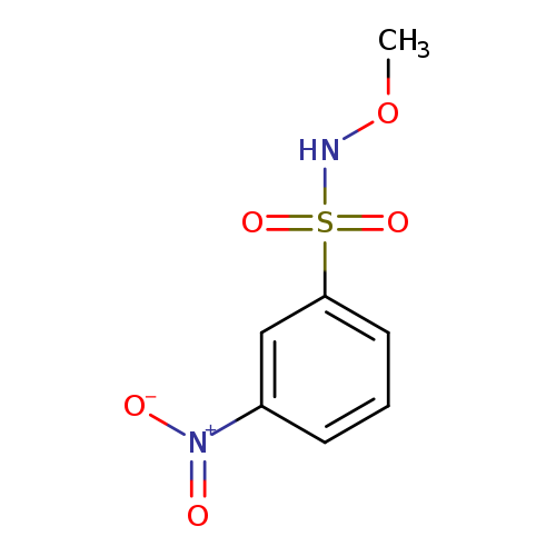 N-methoxy-3-nitrobenzene-1-sulfonamide