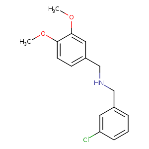 (3-chlorobenzyl)(3,4-dimethoxybenzyl)amine