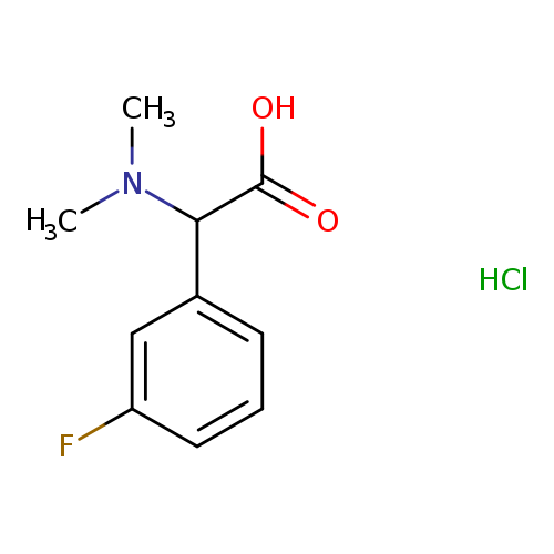 (Dimethylamino)(3-fluorophenyl)acetic acid hydrochloride