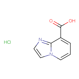 Imidazo[1,2-a]pyridine-8-carboxylic acid, hydrochloride (1:1)