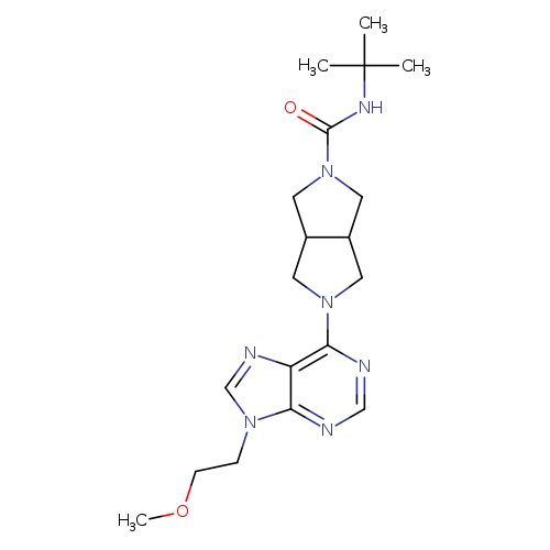 N-tert-butyl-5-[9-(2-methoxyethyl)-9H-purin-6-yl]-octahydropyrrolo[3,4-c]pyrrole-2-carboxamide