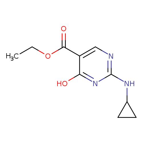 Ethyl 2-(cyclopropylamino)-4-hydroxypyrimidine-5-carboxylate