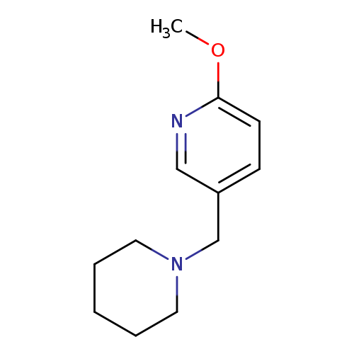 2-methoxy-5-[(piperidin-1-yl)methyl]pyridine