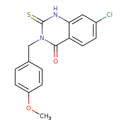 7-chloro-3-[(4-methoxyphenyl)methyl]-2-sulfanylidene-1,2,3,4-tetrahydroquinazolin-4-one